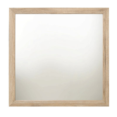 Natural Finish Mirror