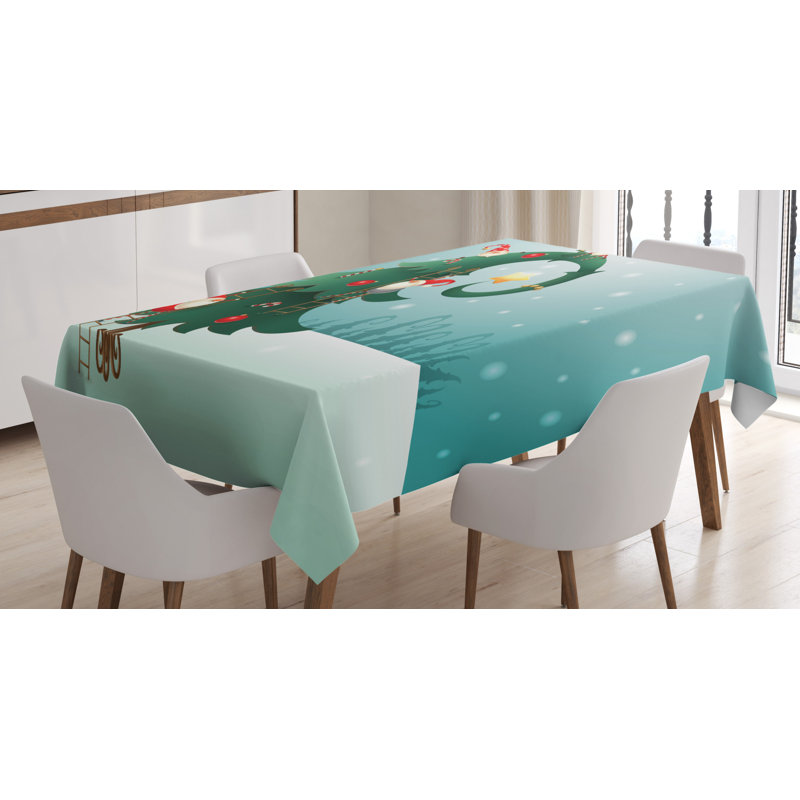 North Pole Tablecloth, 90" x 60"