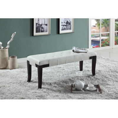 Banc capitonné Linon, similicuir