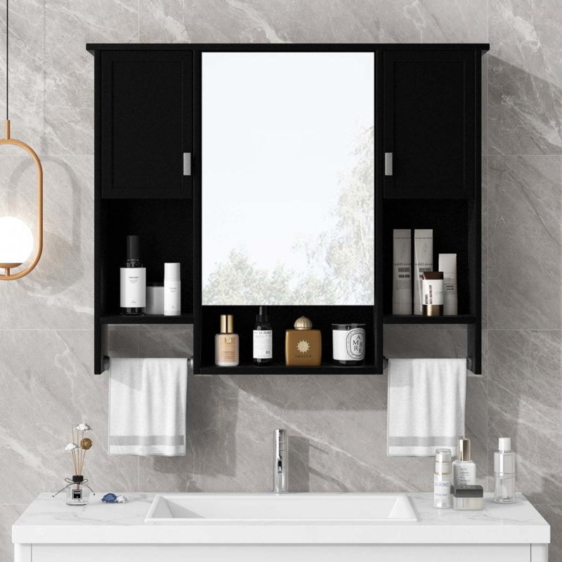 Armoire de rangement murale moderne 35 po x 28 po