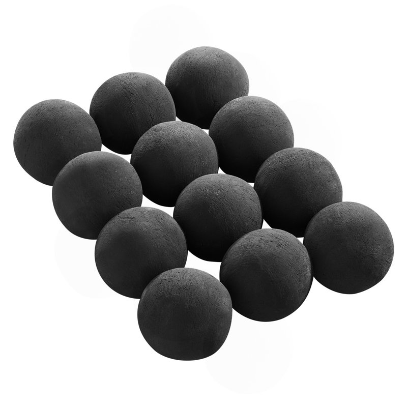 4 pierres de lave rondes de 4 pouces 12 pièces