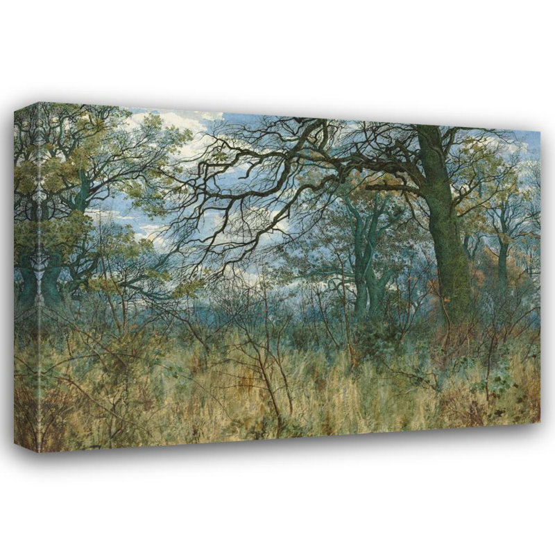 «Trees and Undergrowth» par William Fraser Garden - Art mural sur toile tendue avec châssis, H 24 po x l 17 po