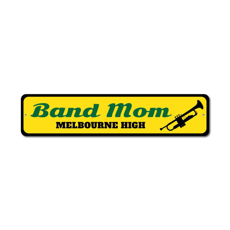 Signe en aluminium Band Mom, H 6 po x l 24 po x P 0,063 po
