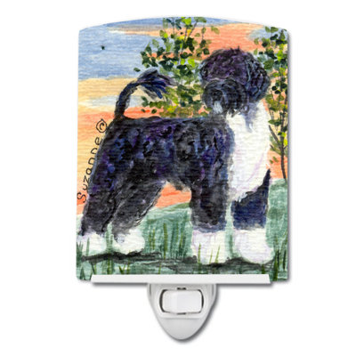 Portuguese Water Dog Ceramic Night Light
