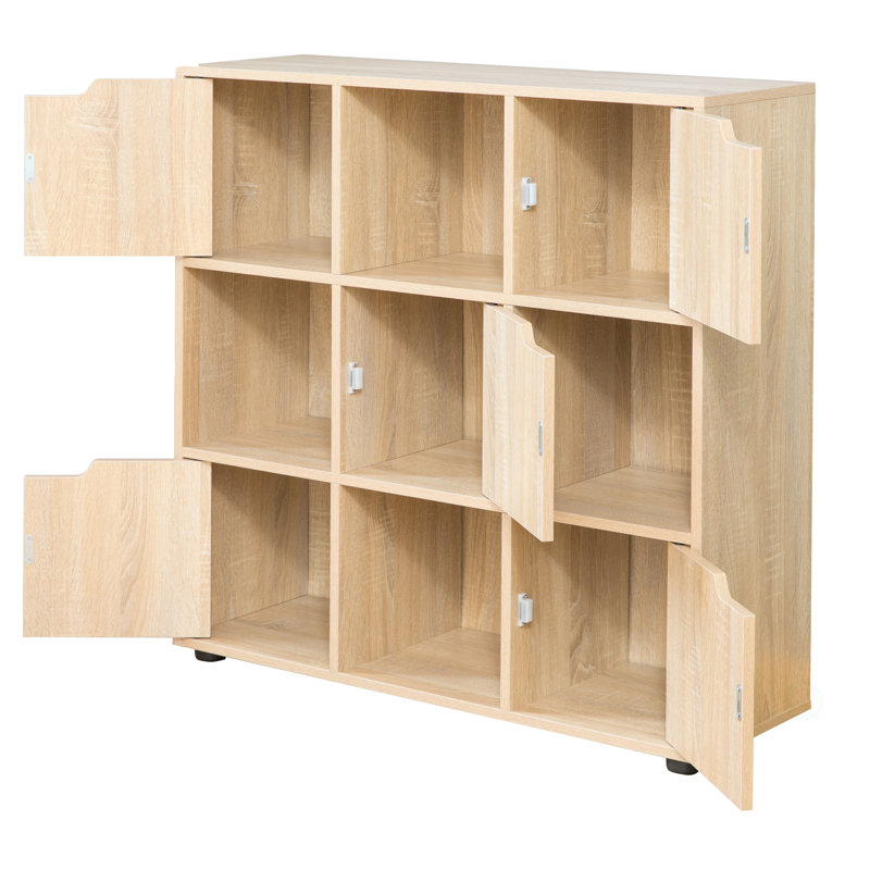 Bibliothèque à cubes H 36 "x l 35" Arrian, Chêne