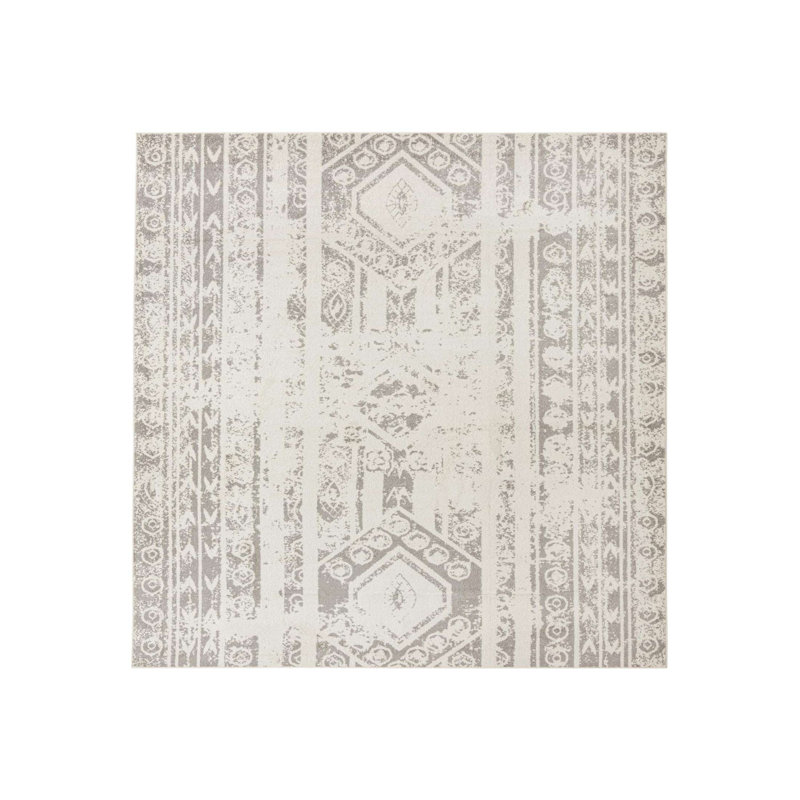 Geometric Indoor Rug, Rectangle 9'10" x 13'