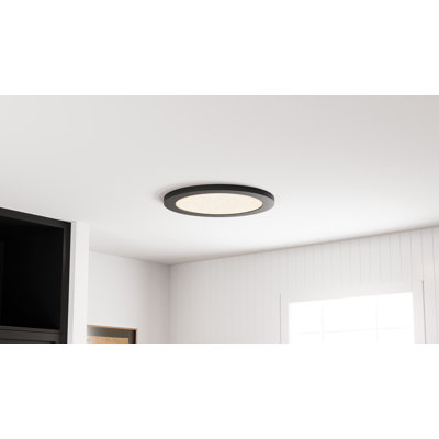 Outskirts Integrated LED Flush Mount With CCT Switch