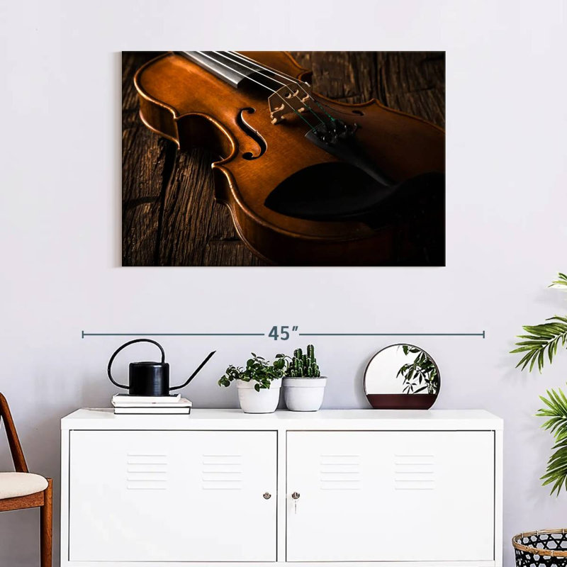 Abarca Violin Woodgrain, 24" H x 36" W