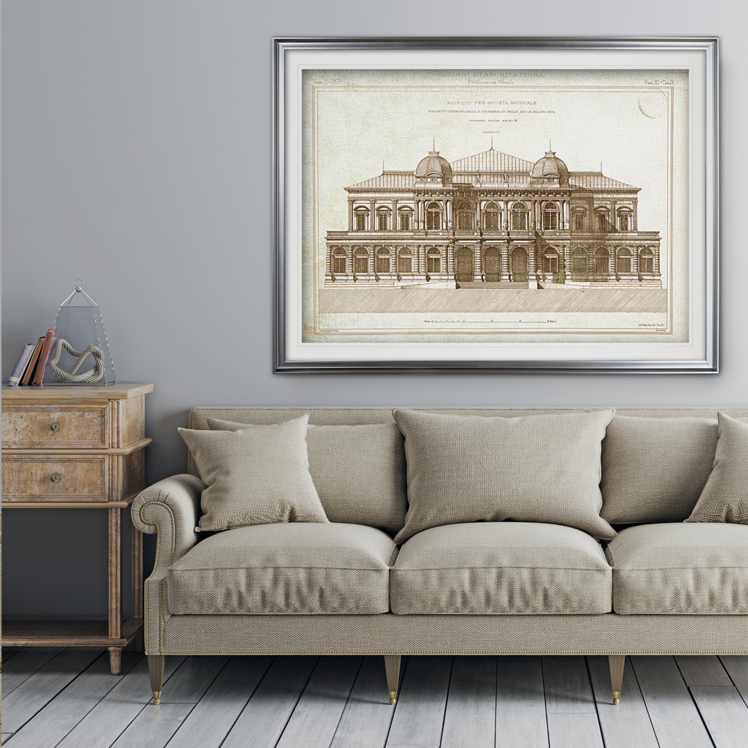 " Architecture Sketch I " Alcott Hill® Mat 