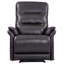 Fauteuil inclinable électrique sans accoudoirs en cuir Glenndora-98419968
