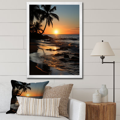 «Miami Sunrise Magic I», reproduction sur toile