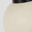 Sean Lavin Mina 1-light Small Pendant in Black with Black Cord and Alabaster shade-1664659362