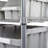 36" W NSF-Certified Commercial 7-Tier 22-Bin Storage Rack with Wheels
