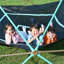 12ft Geometric Dome Climber Play Centre, Kids Climbing Dome Tower with Hammock, Rust & UV Resistant Steel Supporting 1000 LBS