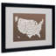 « usa states text map », reproduction d’art textuel sur toile encadrée-11952800-70559086-11952801