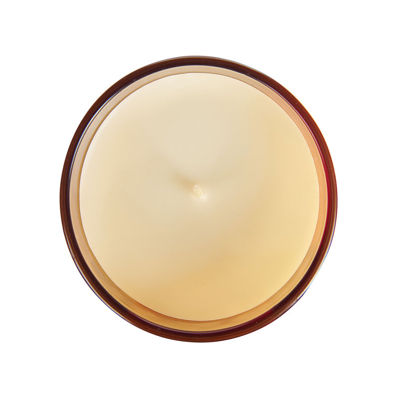 Scented Jar Candle, Yellow/Orange/Red, Sweet/ Fruity