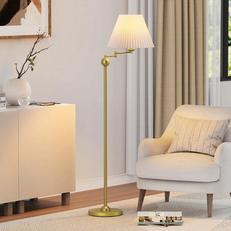 Lampe de table avec accoudoirs pivotants Mid-Century