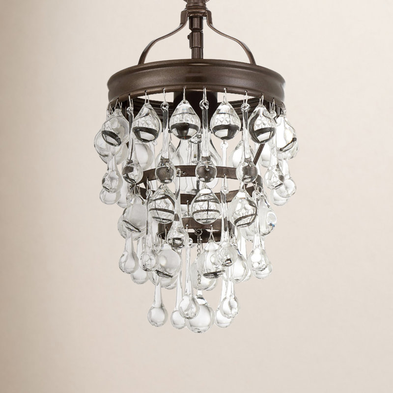 Luminaire suspendu à 1 lumière Alto, Bronze éclatant
