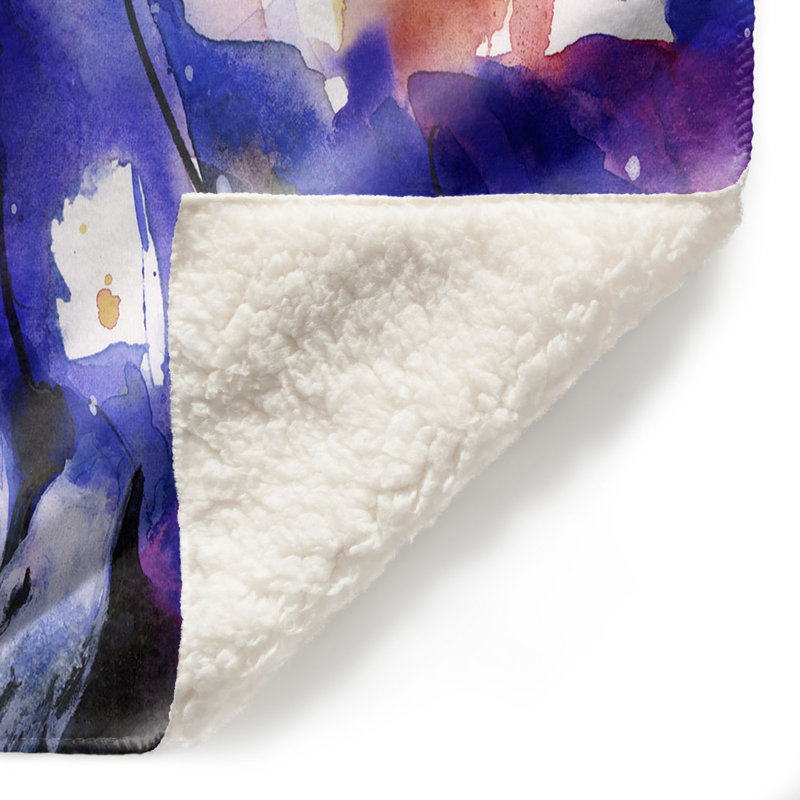 Couverture sherpa doux pour mère et enfant, l 51 po x L 60 po