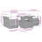 Vidaxl Garden Sofa Set Black, Cream White