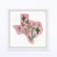 « Pink Texas »-impression de peinture encadrée sur papier-618840257