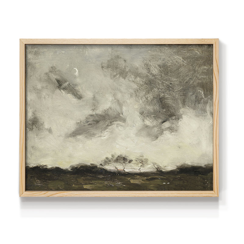 Paysages rétro - DCLIV - reproduction encadrée, H 16 po x l 20 po, Naturel