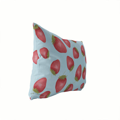 Summer Strawberries Outdoor Pillow