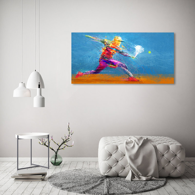Tennis Player - Wrapped Canvas Print