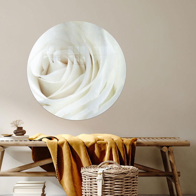Boîte-cadeau personnalisée en verre imprimé botanique avec art mural moderne rose parfait pour la décoration de Noël