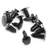 240PCs Auto Car Trim Body Nylon Assorted Clips Variable Depth Type Plastic Clip Rivets Tool Set