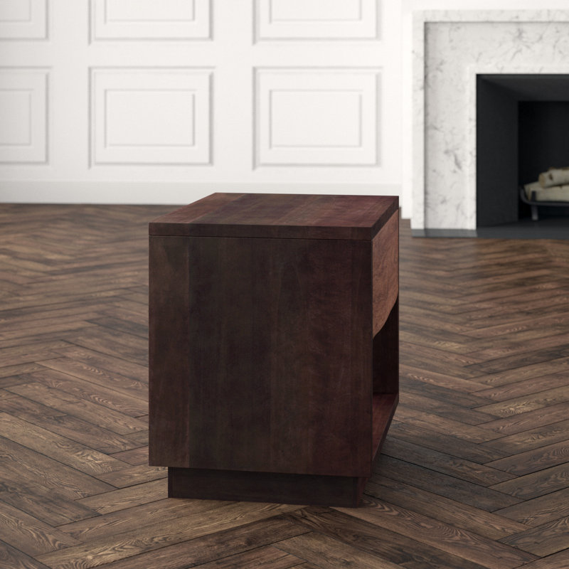 Palermo 1 - Drawer Solid Wood Nightstand