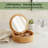 Round Bamboo Box with Mirror Lid