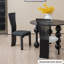Ensemble de 2 chaises latérales noires 22,05 "(ensemble de 2)