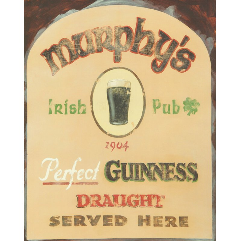 Pub irlandais Murphy ISI-DM010X, H 18 po x l 14 po