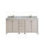 Meuble-lavabo double 72 po avec plateau Chicago-95751638