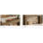 59" Farmhouse Console Table with Vertical Slat Legs