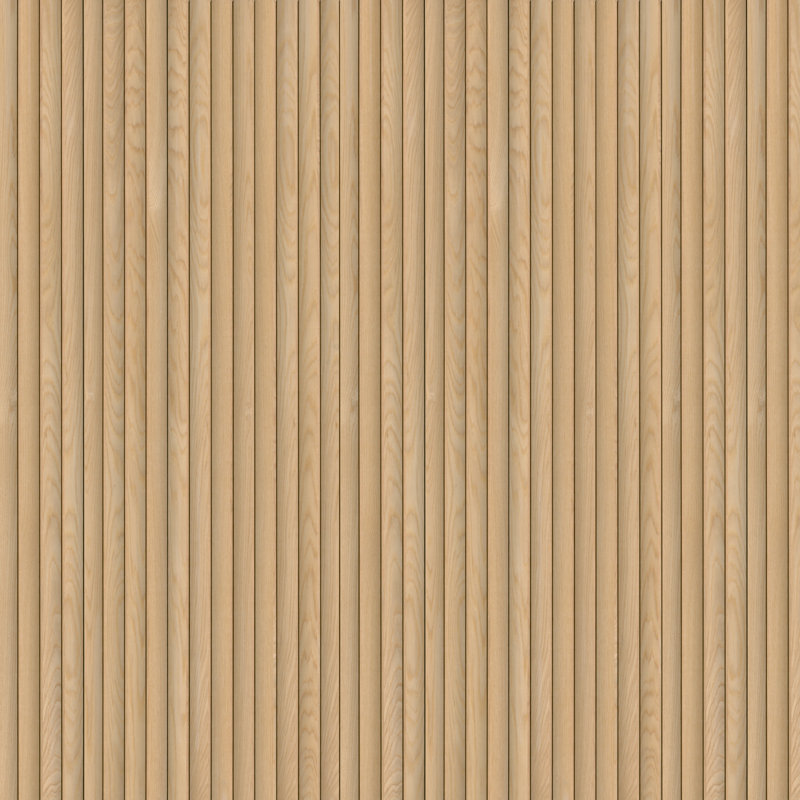 SereniSlats toile 94,5 po x 9,5 po brun clair panneau cannelé acoustique cannelé, panneau insonorisant (24,8 pieds carrés)