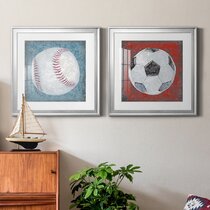 Stupell Industries Vintage Home Run Weathered Baseball Sports Sign Graphic  Art Gallery Wrapped Canvas Print Wall Art, Design by Katrina Craven 
