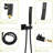Ceiling Mounted Shower 16" Rainfall Head, Waterfall Spout, Handheld With Adjustable Water Flow Yes Mount Shower:  Tub-117060414