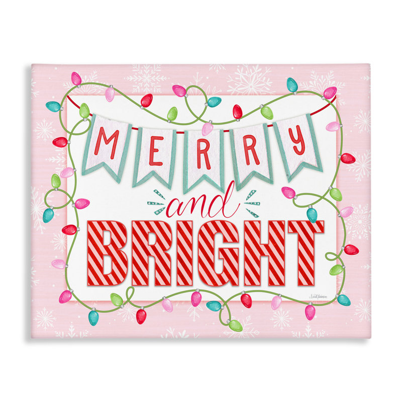 «Pastel Pink Merry & Bright», conception par Nicole Tamarin, H 24 po x l 30 po