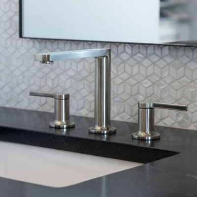 Metro Soho Bathroom Faucet - Widespread - 14" Brass