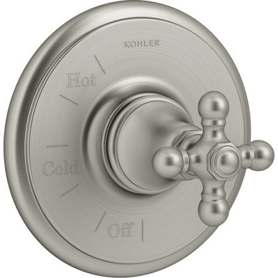 Artifacts Rite-Temp Valve Trim with Cross Handle