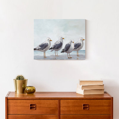" Seagulls In A Line "