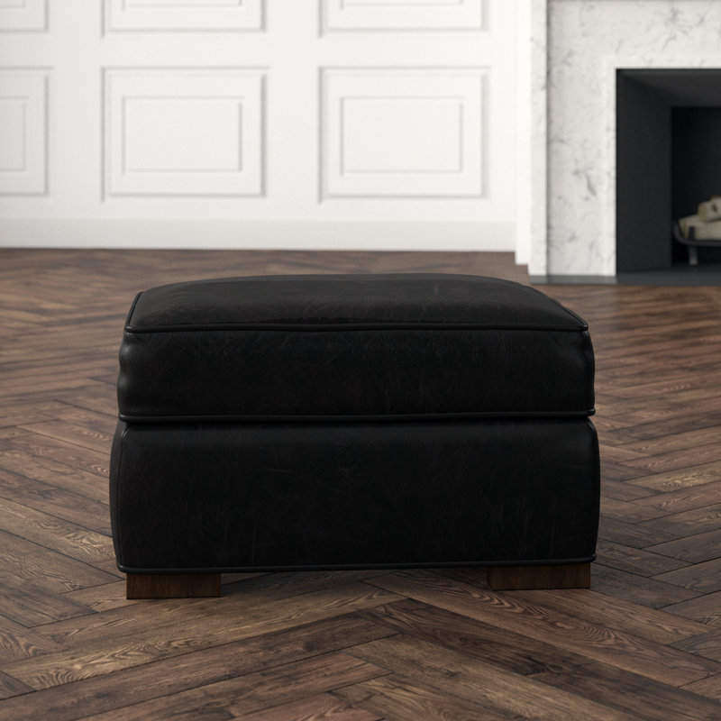 Tower Place Edgemere Leather Ottoman