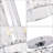 Modern Semi-Flush Mount Mini Crystal Ceiling Light