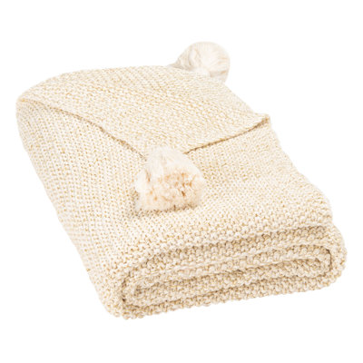 Mari Knitted Throw Blanket