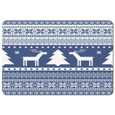 Funk Wood/Bamboo, Polyester Geometric Rectangle Placemat