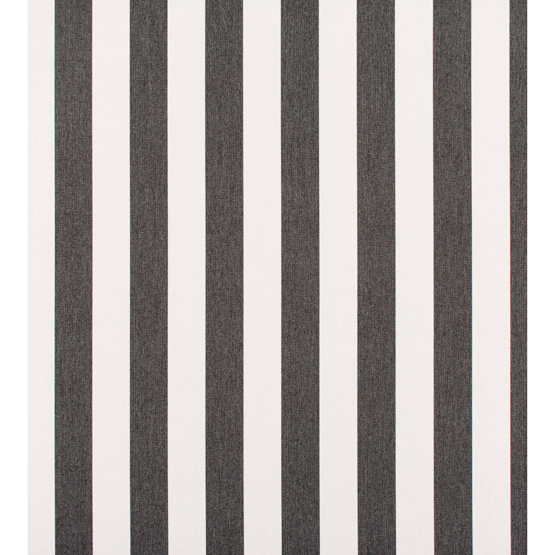 Elements Awning Stripe Fabric, Coal