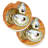 Ceramic Round 2 Piece Car Coaster Set