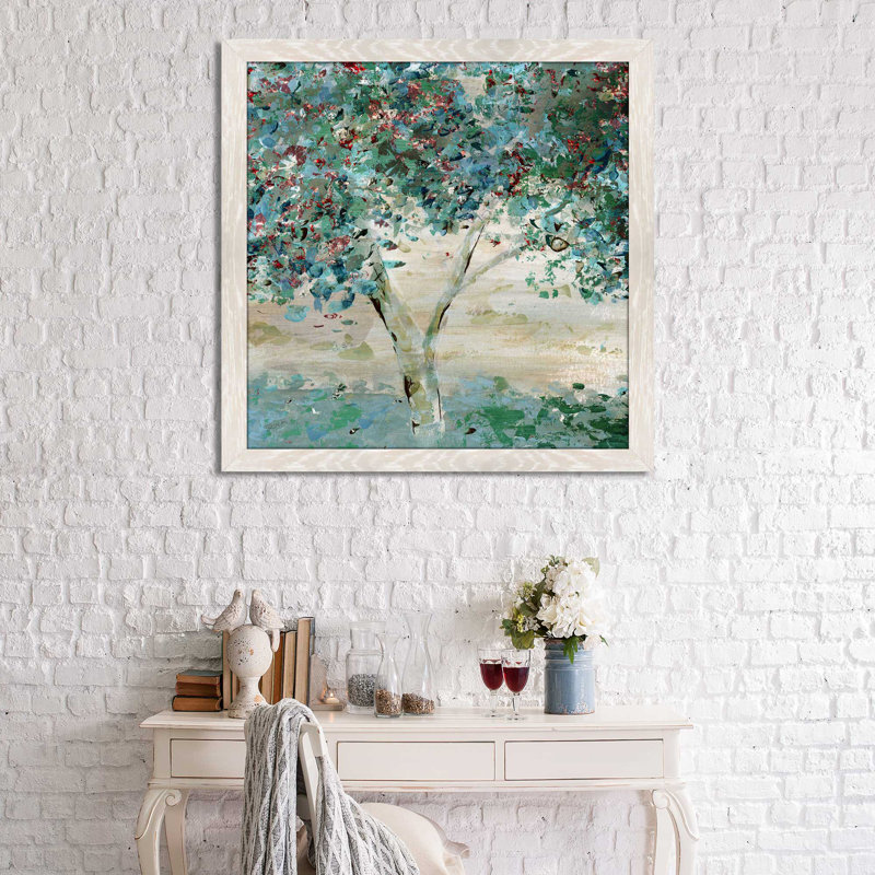 «Farmhouse Spice» par Katrina Craven - Peinture, H 37,5 po x l 37,5 po x P 1 po, Cadre crème délavé